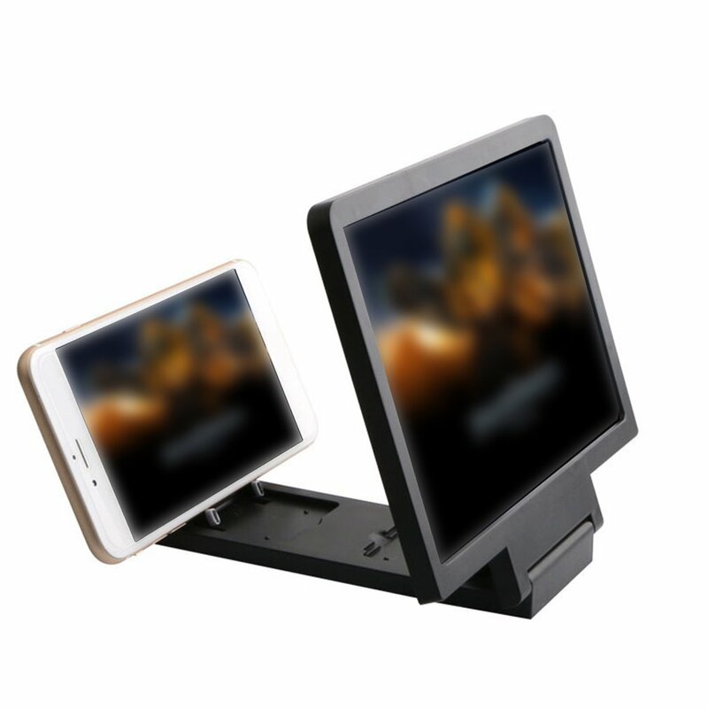10-14 Inch 3D Fun Screen Amplifier Folding Mobile Phones Magnifying Glass HD Stand Video Amplifier Bracket Enlarge Eye Protector