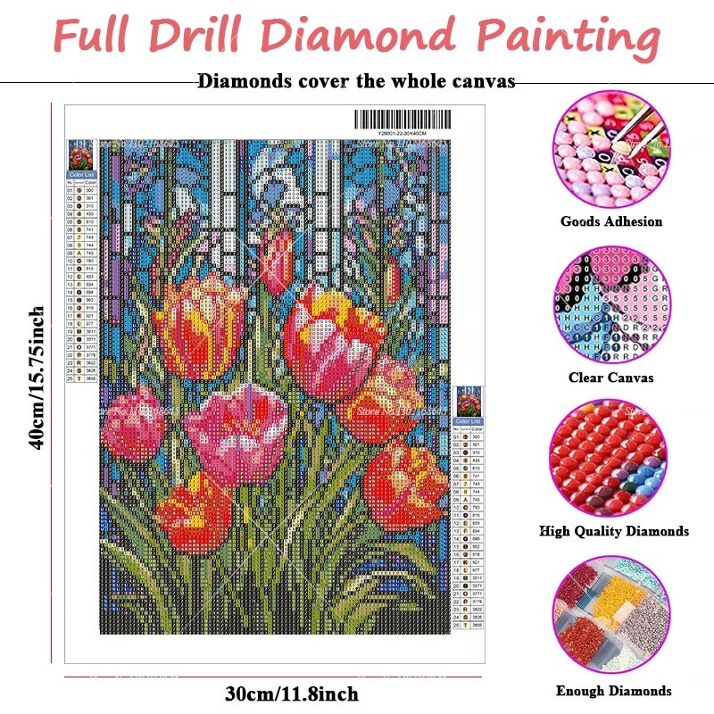 DIY 5D diament obraz kwiatowy Serie tulipan Rose kwitnie pełne wiertło obrazek z kryształów górskich mozaika dekoracja sypialni salonu