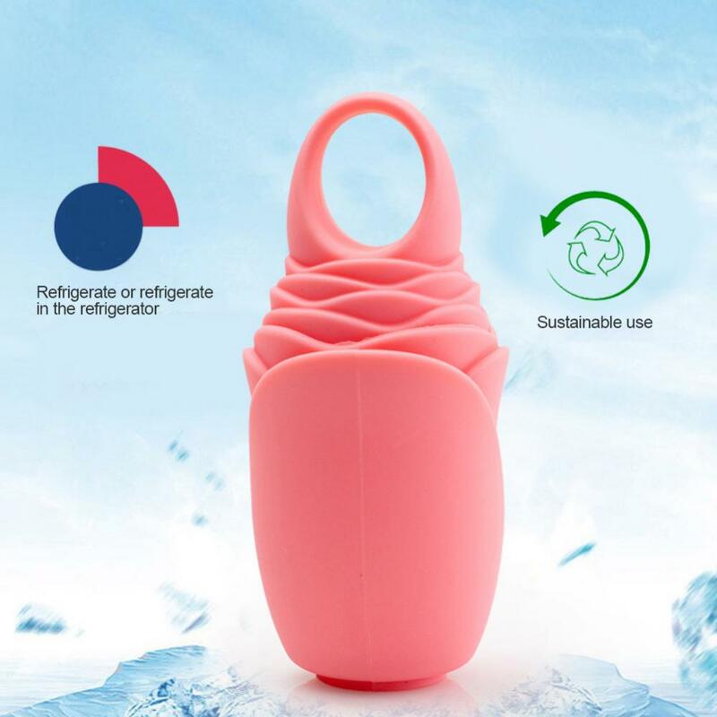 1~5PCS Ring-shape Ice Roller For Face Reusable Ice Face Massager For Women Girl Eliminate Facial Puffiness In The Morning Easy