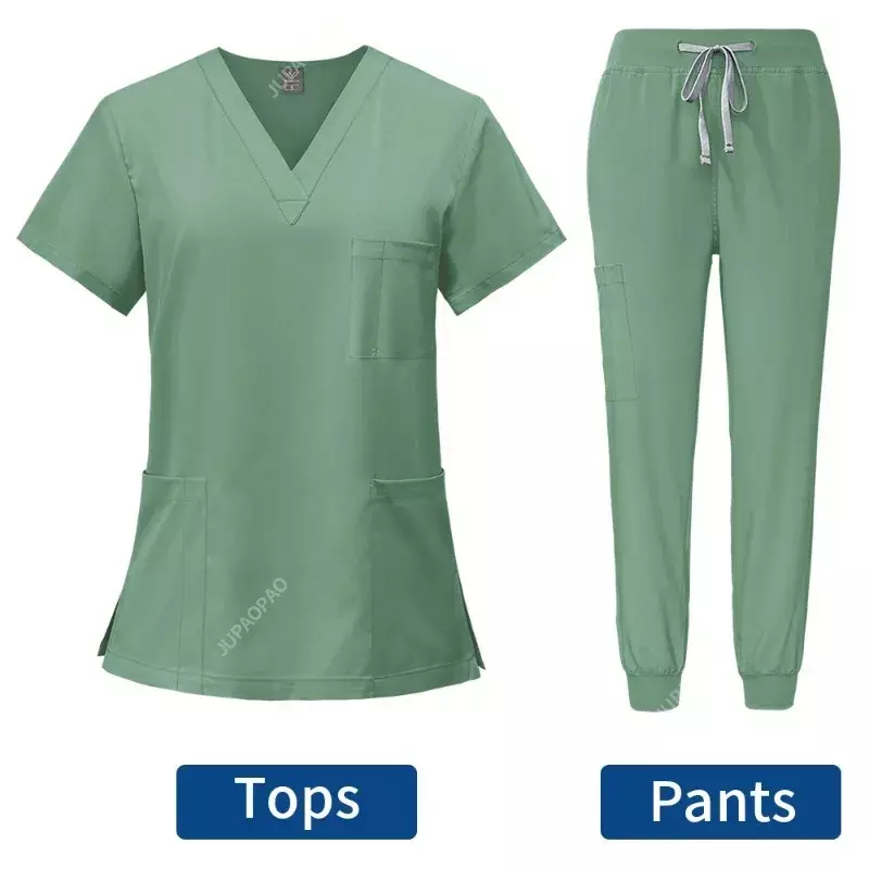 ชุดยูนิฟอร์มสครับสำหรับผู้หญิงชุดผ่าตัดในโรงพยาบาลชุดทันตกรรมคลินิกทันตกรรมชุดสครับ