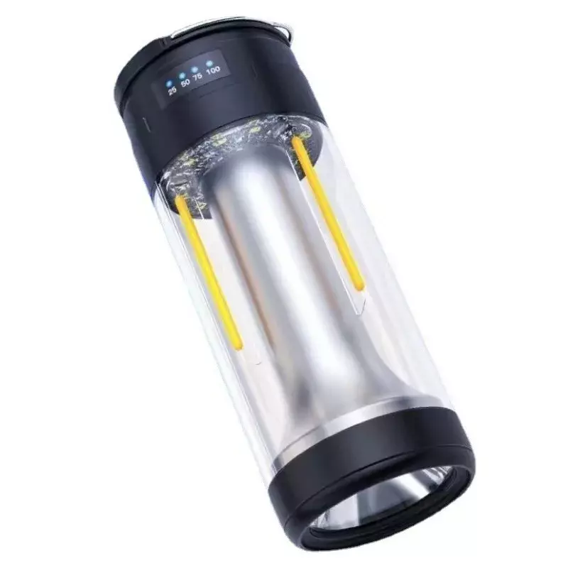Rechargeable Camping Lantern Portable Outdoor Camping Light Magnet Emergency Light Hanging Tent Light Powerful Work Lamp