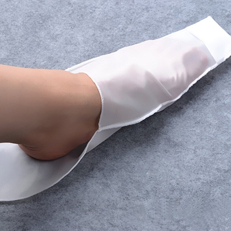 Pacote com 10 meias compressão dedo aberto, aplicador meia deslizante para homens e mulheres