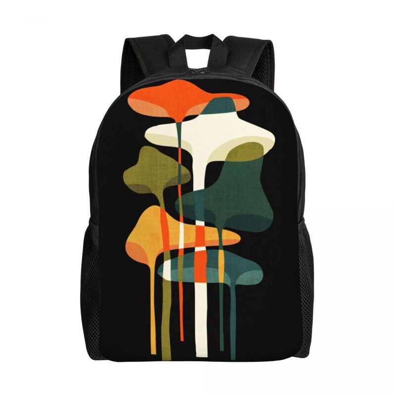 Дорожный рюкзак с рисунком грибов для мужчин и женщин, школьный ранец для ноутбука, студенческий рюкзак для колледжа, красивые многофункциональные мешки
