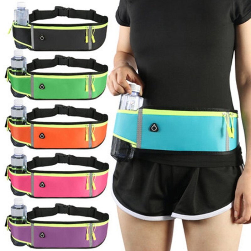 Fashion Waterproof Waist Packs With Adjustable Strap Fanny Packs For Women Men For Running Hiking Travel Belt Bags