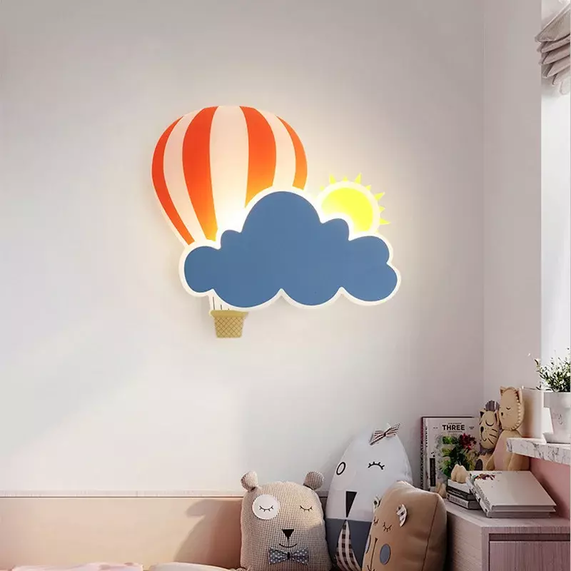 Chmura kinkiet LED Nordic nowoczesny pokój dziecięcy kinkiet oświetlenie wewnętrzne Home Decor kinkiety ścienne do oświetlenia nocnego w sypialni