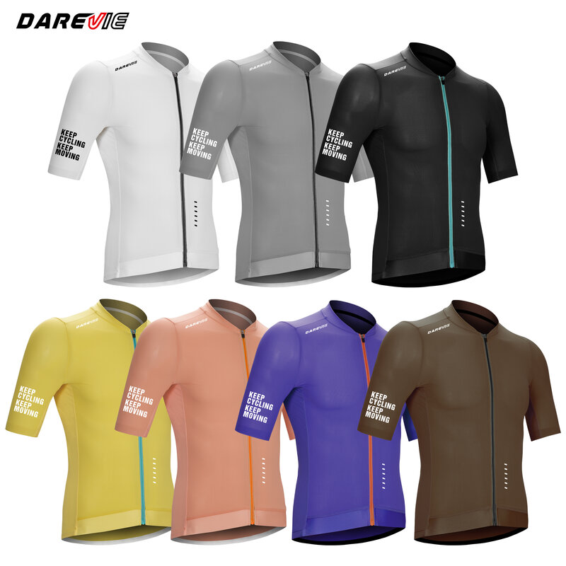 DAREVIE-Camiseta de ciclismo para hombre y mujer, Maillot transpirable de secado rápido, ajustada, Pro, 2024