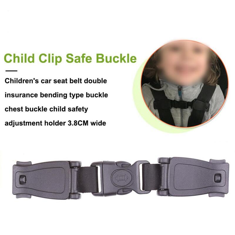 Durable Harness Chest Clip Safe Buckle Car Baby Safety Seat Strap Belt for Baby Kids Children Safety Strap 16cm Car Accessories