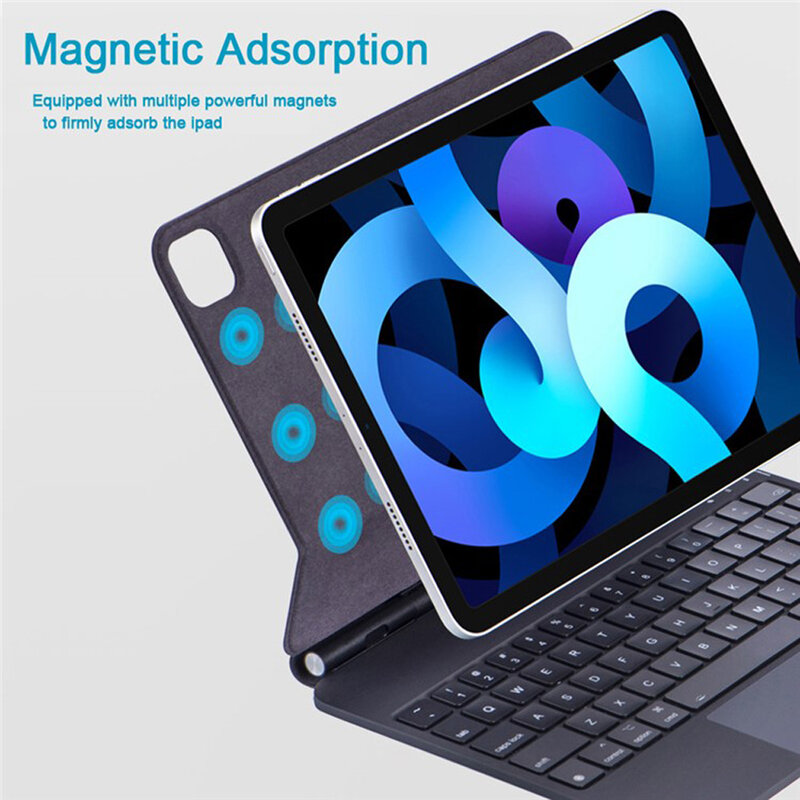 Magic Keyboard Smart Case para iPad Pro, Estojo para Tablet, iPad Air 6, 2024, 11 ", Geração 10.9", 2020, 2023