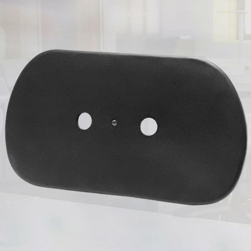 Спинка офисного кресла черная сменная комфортная простая в установке задняя подушка для подголовника поддерживающая спинка для офисного кресла