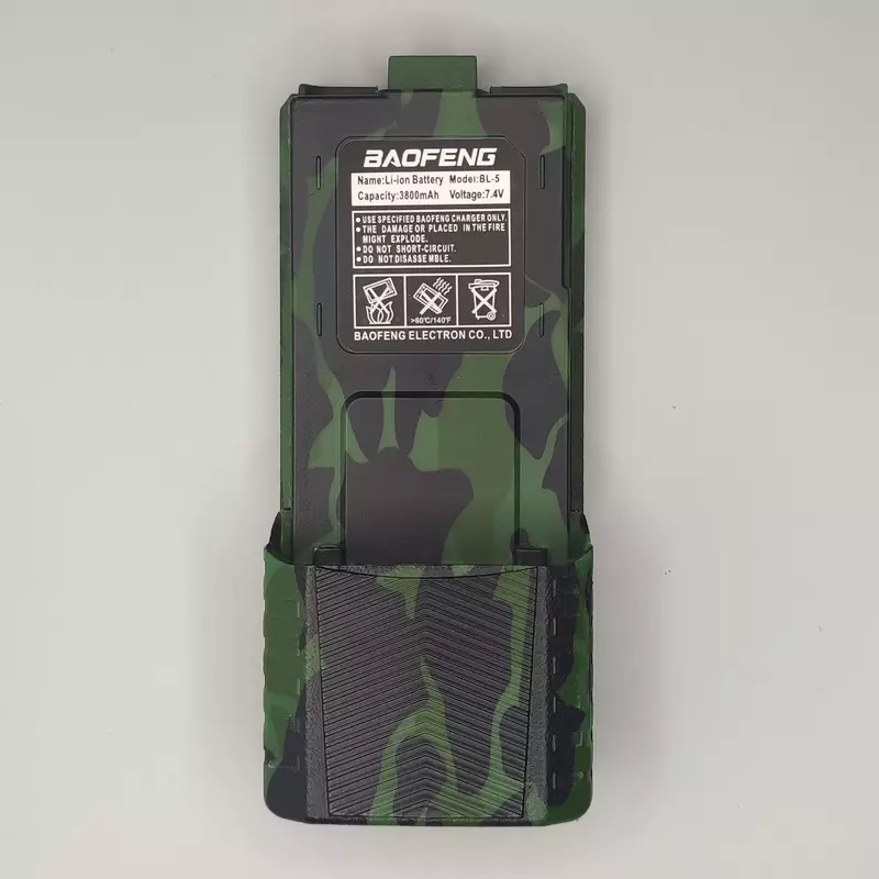 Baofeng-Batería de larga duración para walkie-talkie, cargador opcional, piezas de Radio bidireccional, USB, UV5RA, UV5RE, F8HP