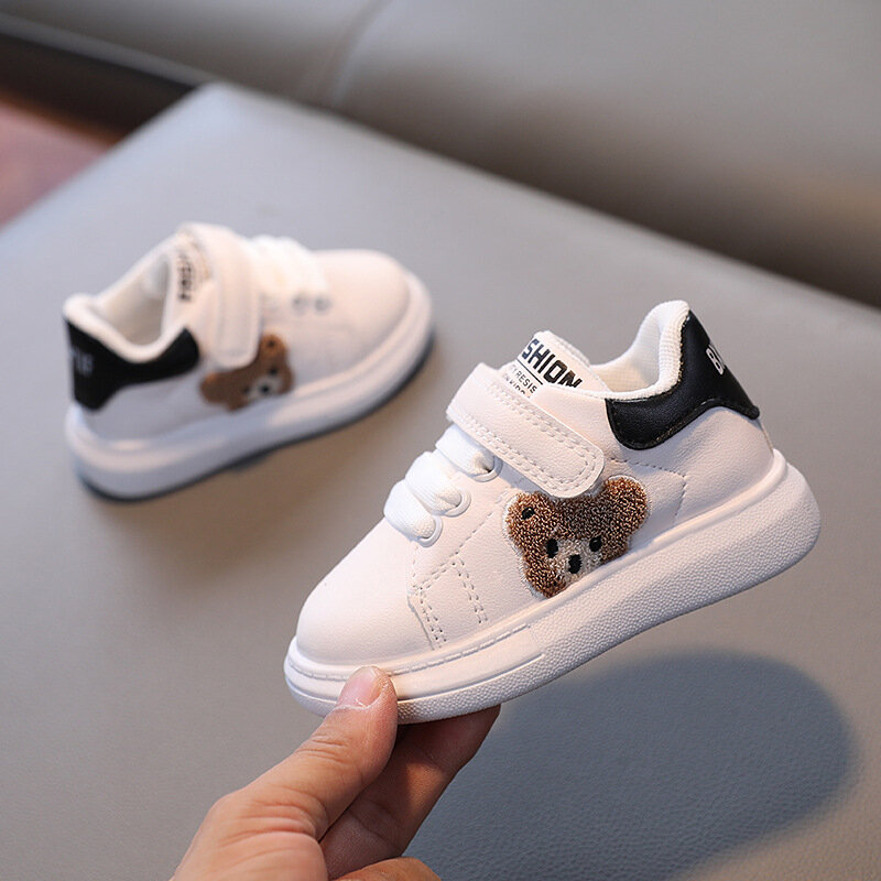 Autunno Baby Boys Girls Panda Sneakers 1-6 anni Toddlers Fashion Sports Board Flats scarpe da neonato