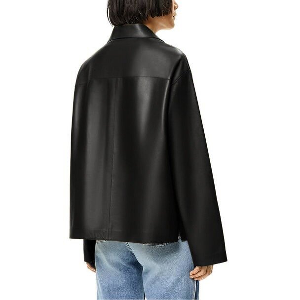 2024 New Women Small Lapel Casual Silhouette Real Sheepskin Jacket E53