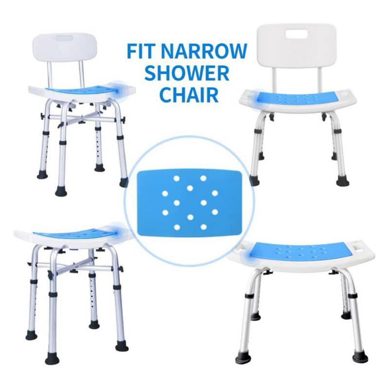 Łazienka i krzesło prysznicowe osoby w podeszłym wieku składane krzesło do wanny meble stołek ławka prysznicowa antypoślizgowe krzesło do wanny EVA Blue