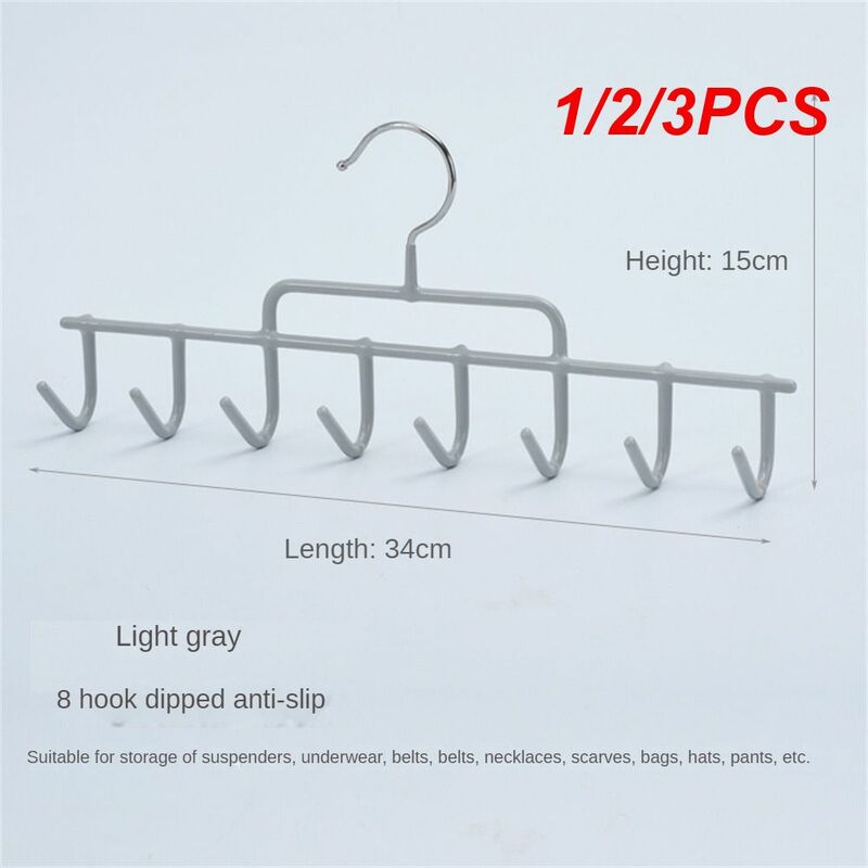 1/2/3PCS Storage Rack Simple Iron Easy Storage Strong Load-bearing Capacity Smooth Plating Surface Bathroom Hanger
