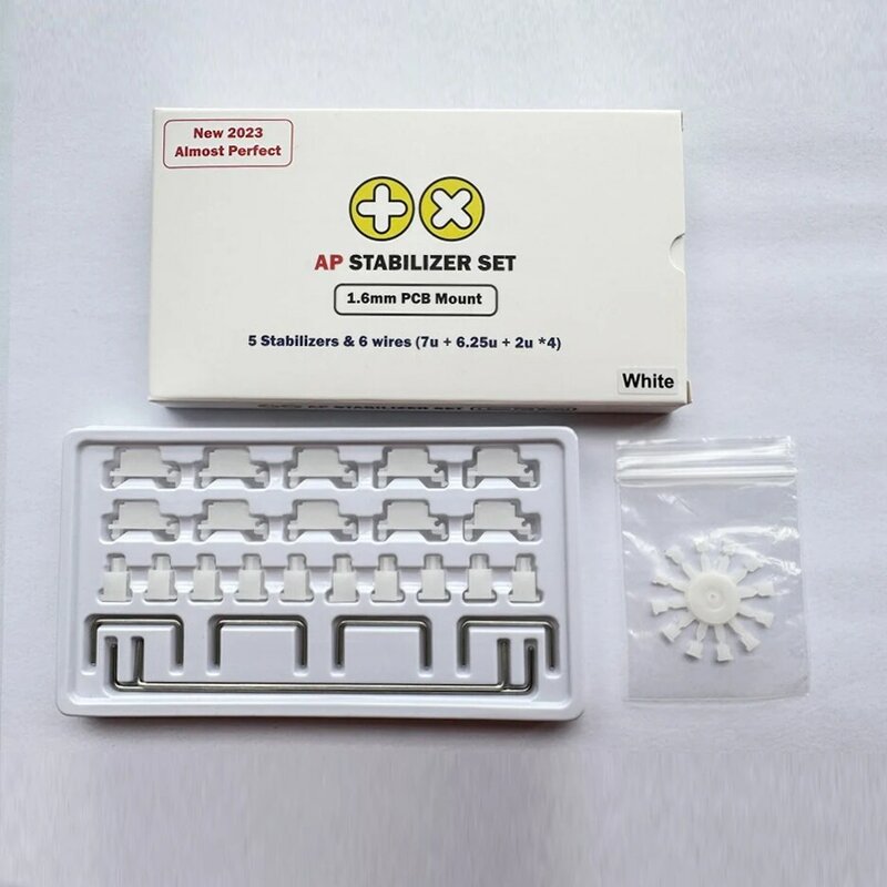 2023 NEW TX Stabilizers AP Stabilizers Set 1.6T PCB Mount Stabilizers For Mechanical Keyboard