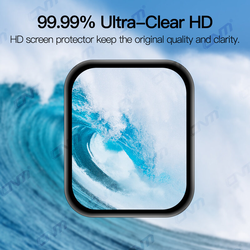 Pelindung layar 20D untuk Amazfit Film Anti gores aktif untuk Amazfit Active cakupan penuh Film pelindung Ultra HD (bukan kaca)