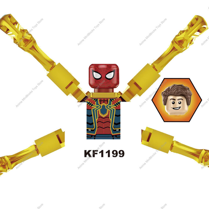 WM864 Heroes Movies Series Building Blocks Spiders-Man Anime Cartoon Mini-Figures Action Toy Bricks Kids WM2335 WM705