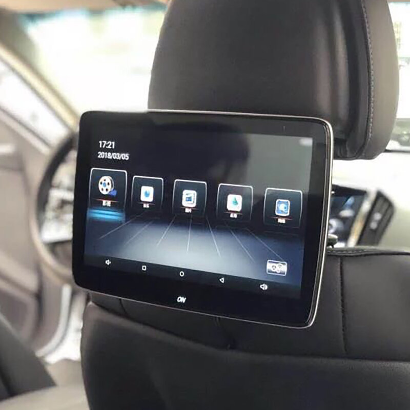 Sistema de entretenimiento para asiento trasero de coche, dispositivo Plug and Play de 11,6 pulgadas para Mercedes, pantalla de TV, Android 12,0, 1080P, 4K, WiFi, Bluetooth, USB, vídeo