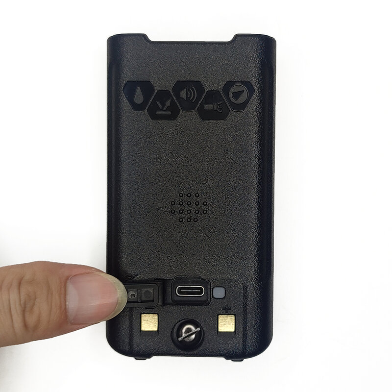 BAOFENG-walkie-talkie UV-98 Pro UV-S22Pro Max V2, batería de iones de litio Original de alta capacidad, carga tipo C, baterías adicionales