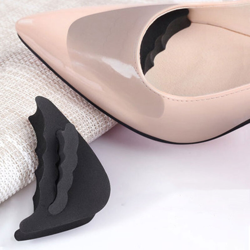 1 par de almohadillas de inserción para el antepié para mujer tacones altos tapón para los dedos del pie zapatos de media esponja almohadillas para relleno de pies almohadillas antidolor