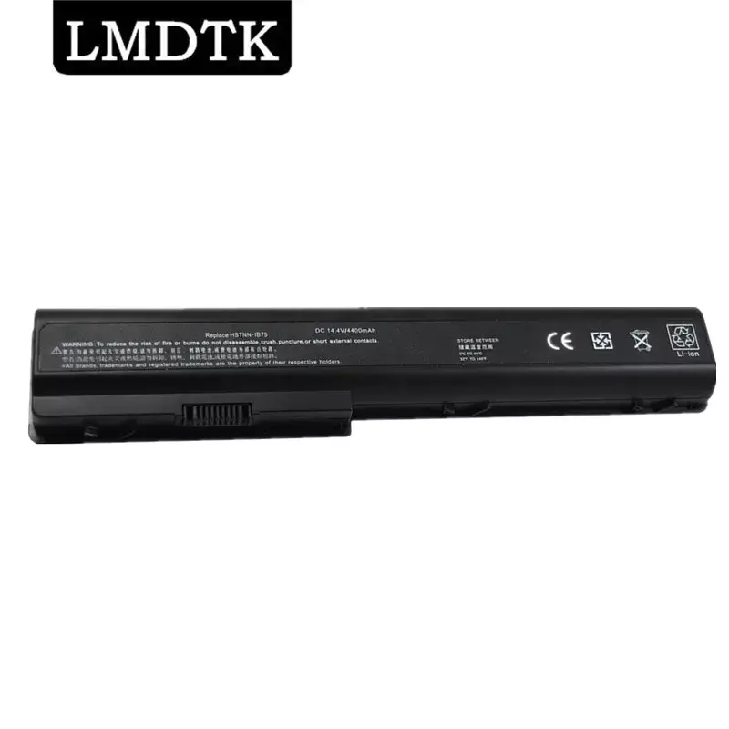 LMDTK Nouvelle batterie d'ordinateur portable pour Hp HDX18 HDX18T HDXX18 DV7 DV7Z DV7D DV8 DV8T 464059-121 HSTNN-DB74 8 CELLULES