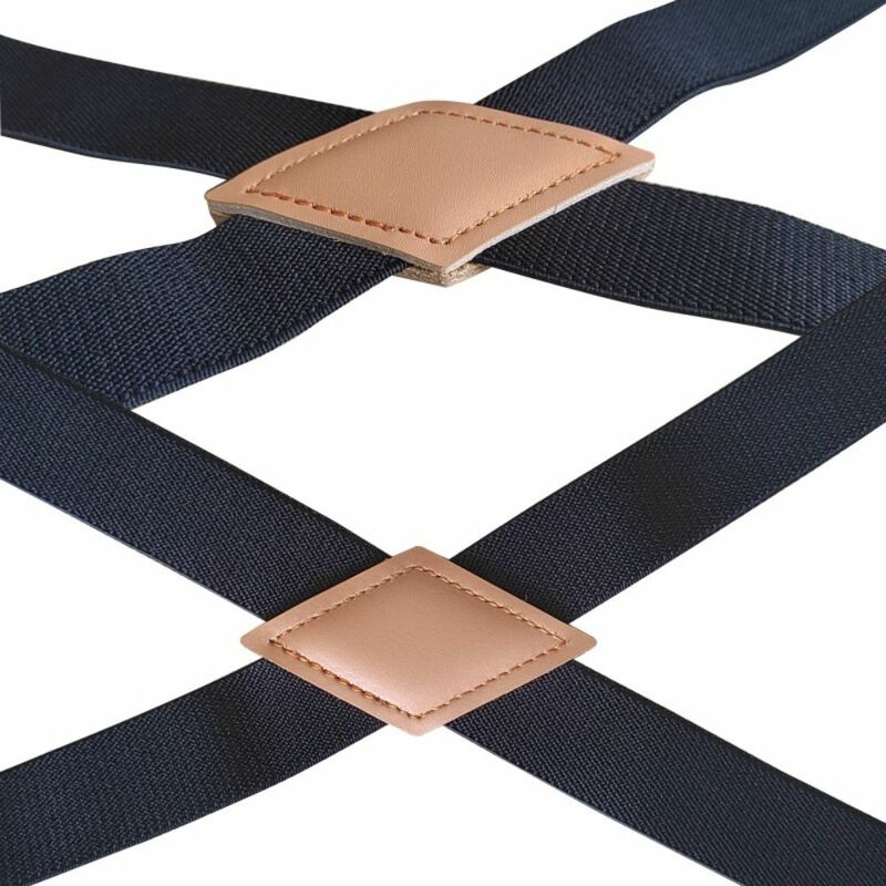 2.5cm Width Braces Suspenders Adjustable Strap Clip X Shape Trouser Straps Belt Wedding Casual 2 Hooks Elastic Braces Men Women