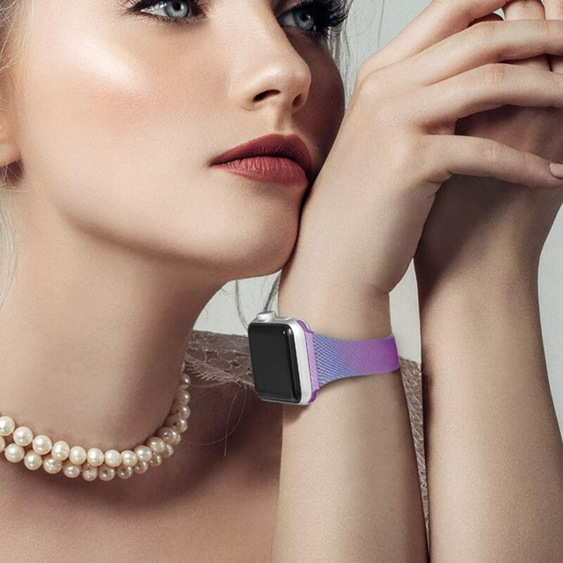 Bracelet milanais pour Apple Watch, 44mm, 40mm, 45mm, 41mm, 42mm, 38mm, 49mm, Bracelet en métal, iWatch Series Ultra 8, 7, 6, 5, 4, 3, SE, 44, 45mm Band