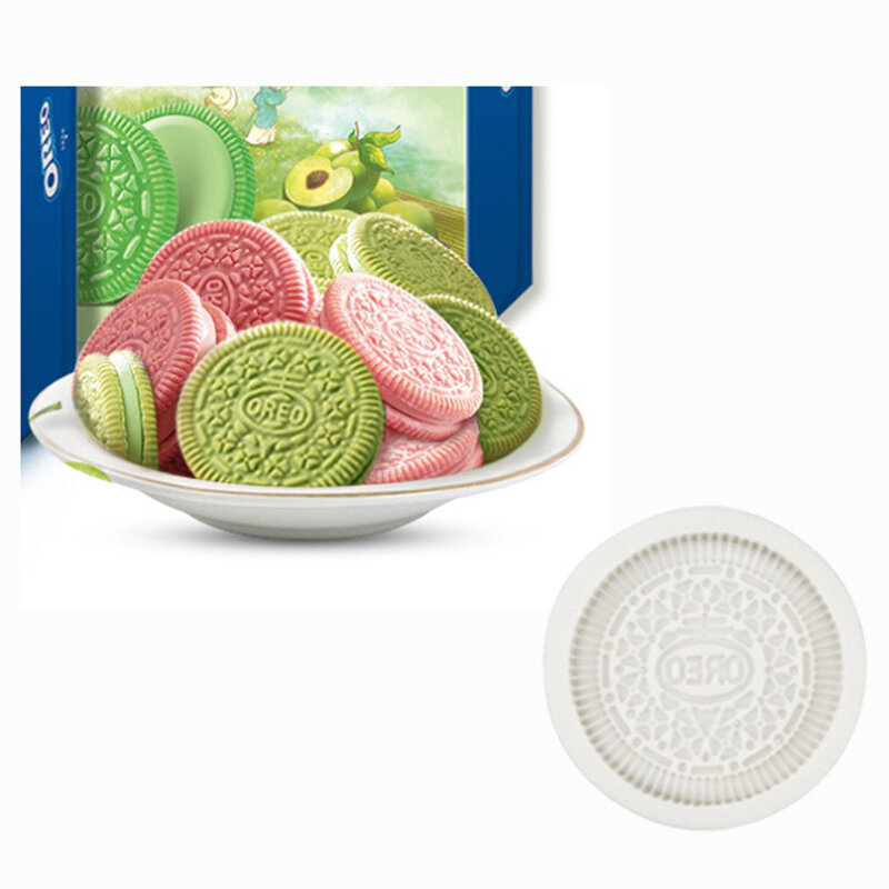Stampo in Silicone 1PC di alta qualità stampi per biscotti OREO in Silicone stampi per biscotti fondente al cioccolato da cucina