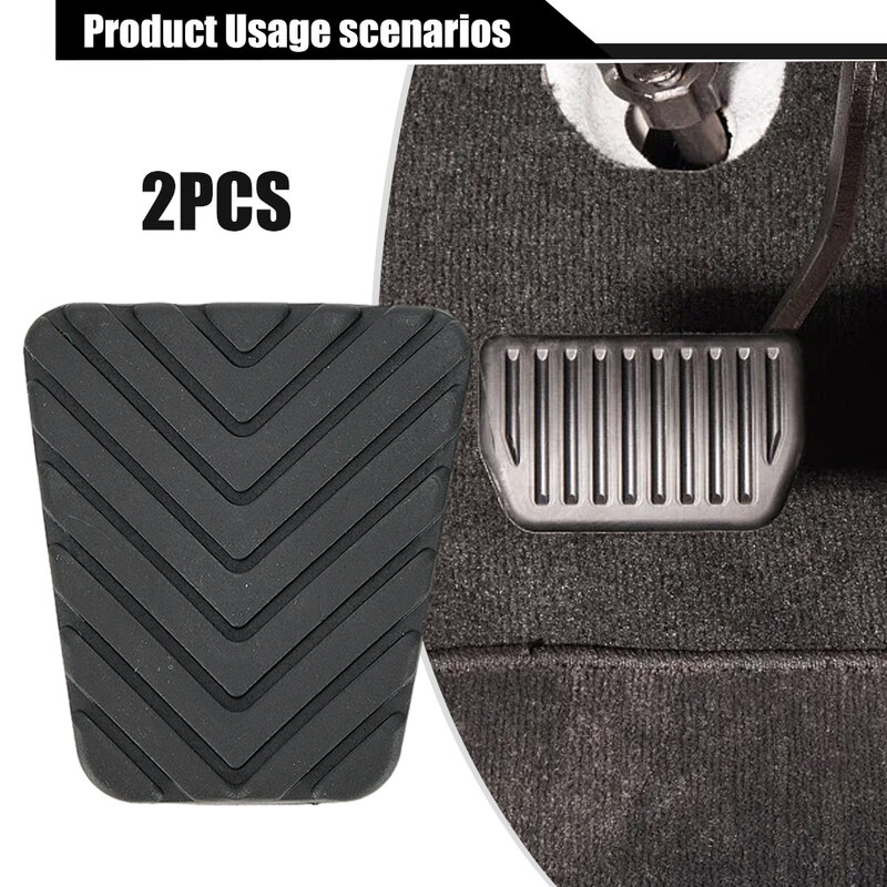 Clutch Pedal Cushion Pedal Pad Accessories Cover Pair Parts Replacement Rubber Vehicle 2pcs 32825-36000 6.3*5.6*1.1cm