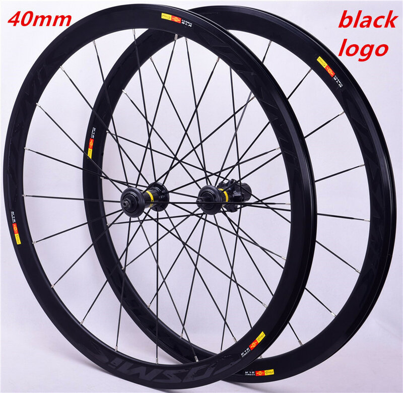 Free shipping Latest high quality 700C 40/50mm Hot sale  V brake bike road wheel BMX road disc bicycle wheelset  aluminum cosmic
