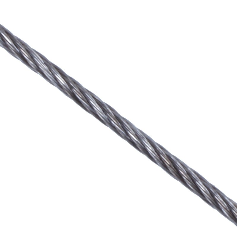ステンレス鋼ワイヤーロープワイヤー、ケーブルリギング、エクストラロング、直径15m、直径1.0mm、6個