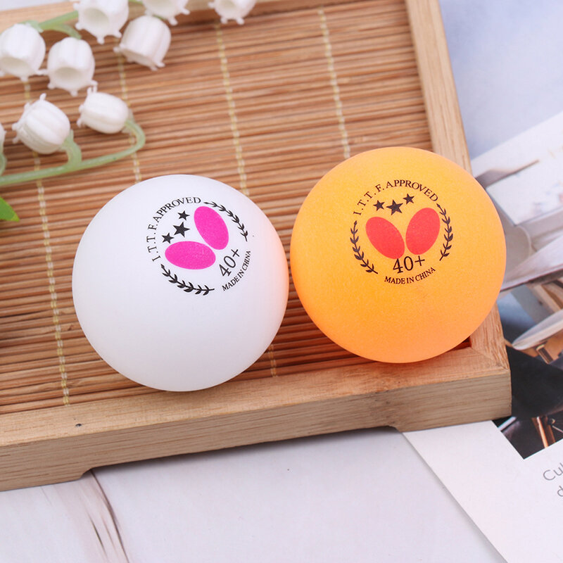 3個のプラスチック製プロ品質の卓球ボールpingボール