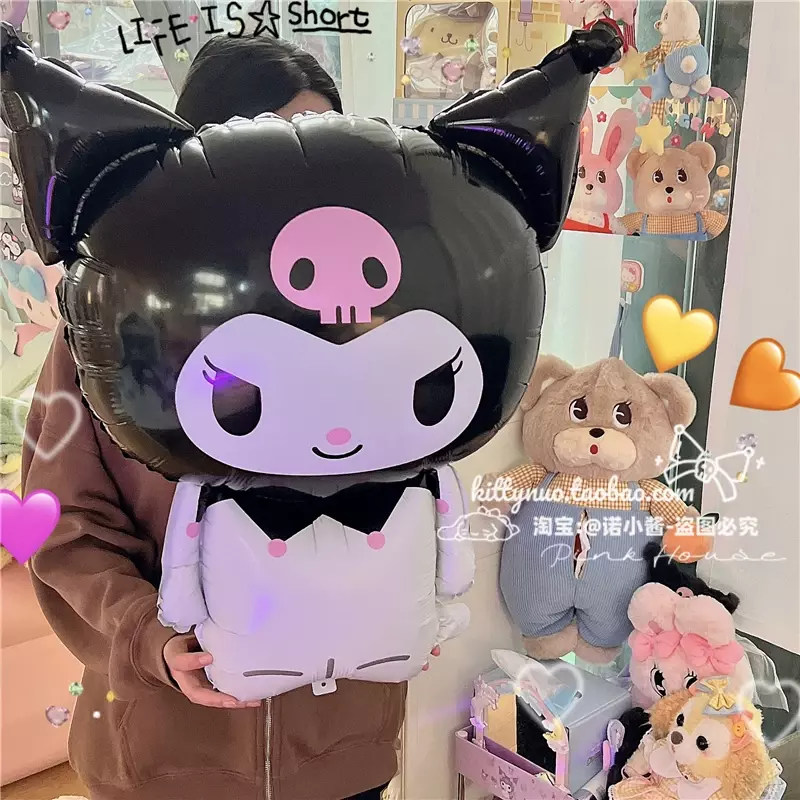 Niedliche große Sanrio Ballon Kawaii Anime Hello kitty Geburtstags feier Dekoration Jumbo Ballons schöne Puppe Foto Requisite