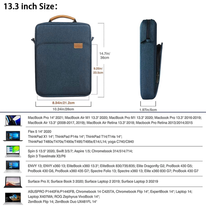 กระเป๋าแท็บเล็ต9-13นิ้วสำหรับ iPad Air iPad Pro 2020ขนาดเล็กสำหรับ2022 Xiaomi กระเป๋าสะพายไหล่กระเป๋าเก็บคอมพิวเตอร์กันกระแทกใหม่