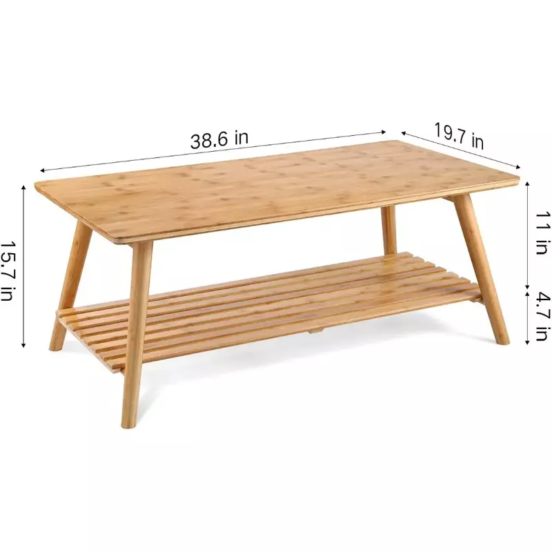 Couch tisch, faltbarer Bambus Mitte des Jahrhunderts Schreibtisch TV-Ständer, Couch tisch