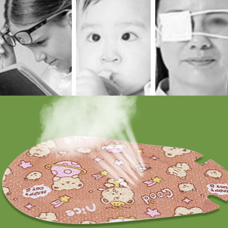 Adhesive Eye Patches Cartoon Eye Patches for Kids Eye Pads Disposable Eyepatch Adhesive Bandages for Baby Girls Gifts