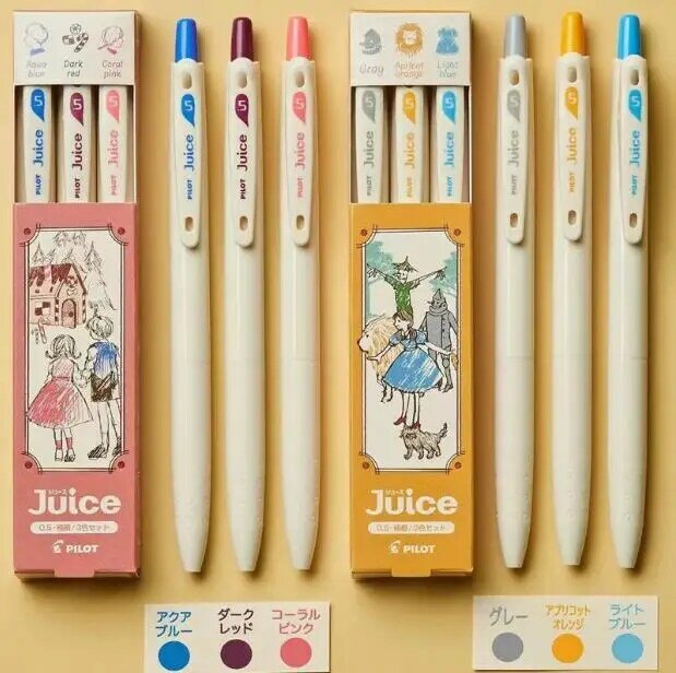Stylo gel japonais PIuno 10th Workers Limited Juice, fournitures scolaires Kawaii, papeterie, document