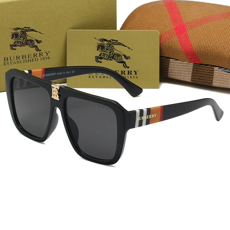 Óculos de sol com lente preta para homens e mulheres, armação de metal, óculos de direção, UV400, A73, nova moda, 2022