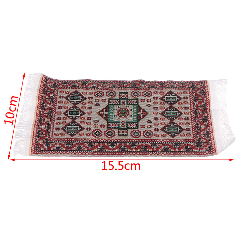 1:12 Dollhouse Miniature Turkish Carpet Rug Floor Carpet Doll House Decor
