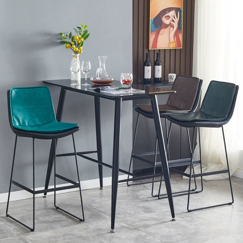 Przemysłowe ergonomiczne krzesła barowe Luksusowy salon Relaksujące sypialnie Stołki barowe Designerski stołek na ladę Bankiet Dekoracja domu