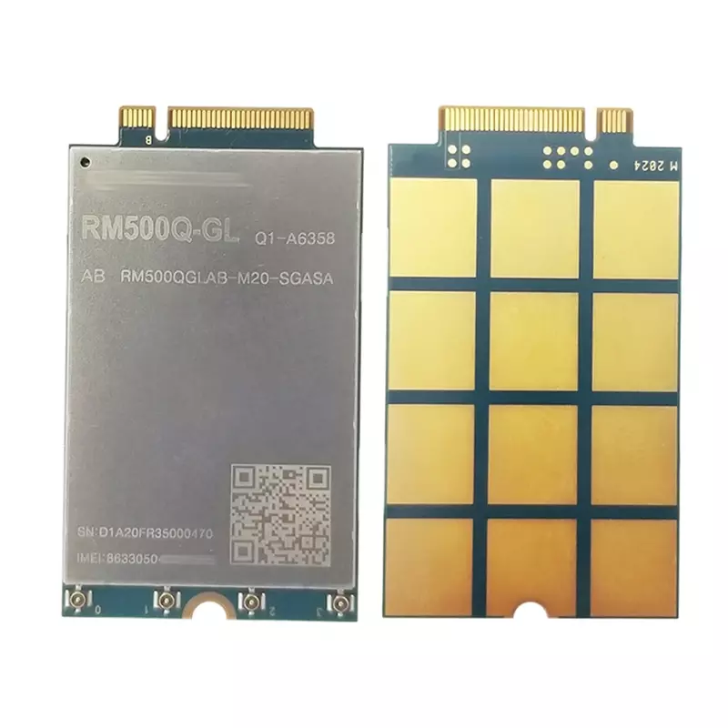 Chips Quectel RM500Q-GL, RM500QGLAB-M20-SGASA RM500Q IoT/eMBB, 5G, Cat 16 M, 2 módulos con adaptador tipo C, 100% nuevo y Original