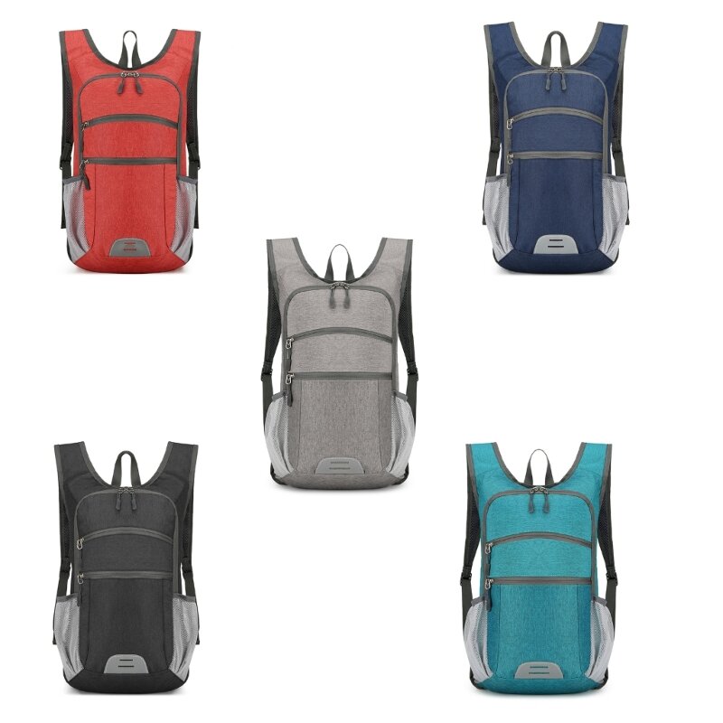 Folding School Backpack College Student Foldable Rucksacks Large Capacity Casual Travel Daypacks for Excursions