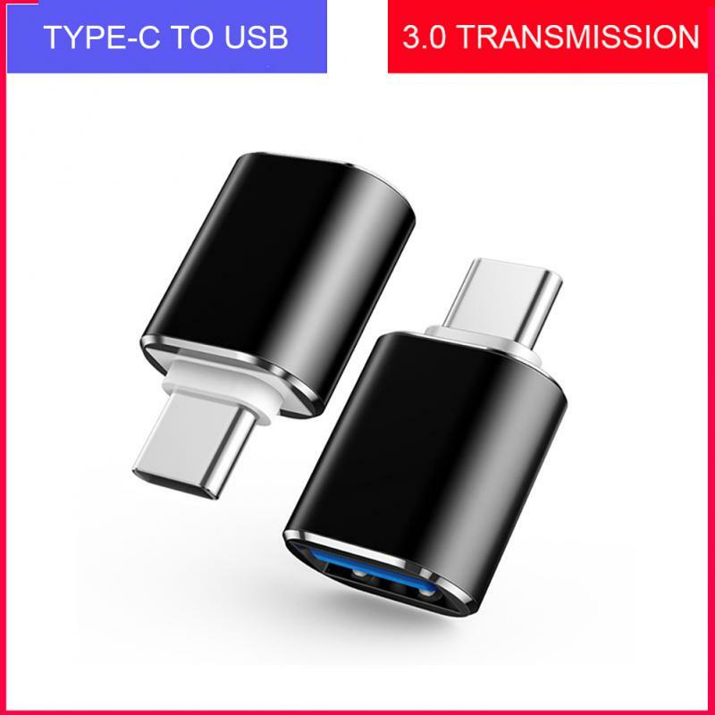 RYRA Multi-Fungsi Mini Adaptor Tipe C untuk USB3.0 Super Speed Transfer Kompatibilitas Kuat dengan Tipe C OTG portable USB Adaptor