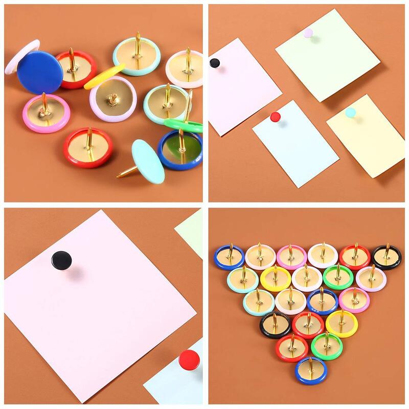 100pcs Home Office Colorful Drawing Pin s Push pin Thumbtack Cork Board Push Pin Photo Wall Map Markers