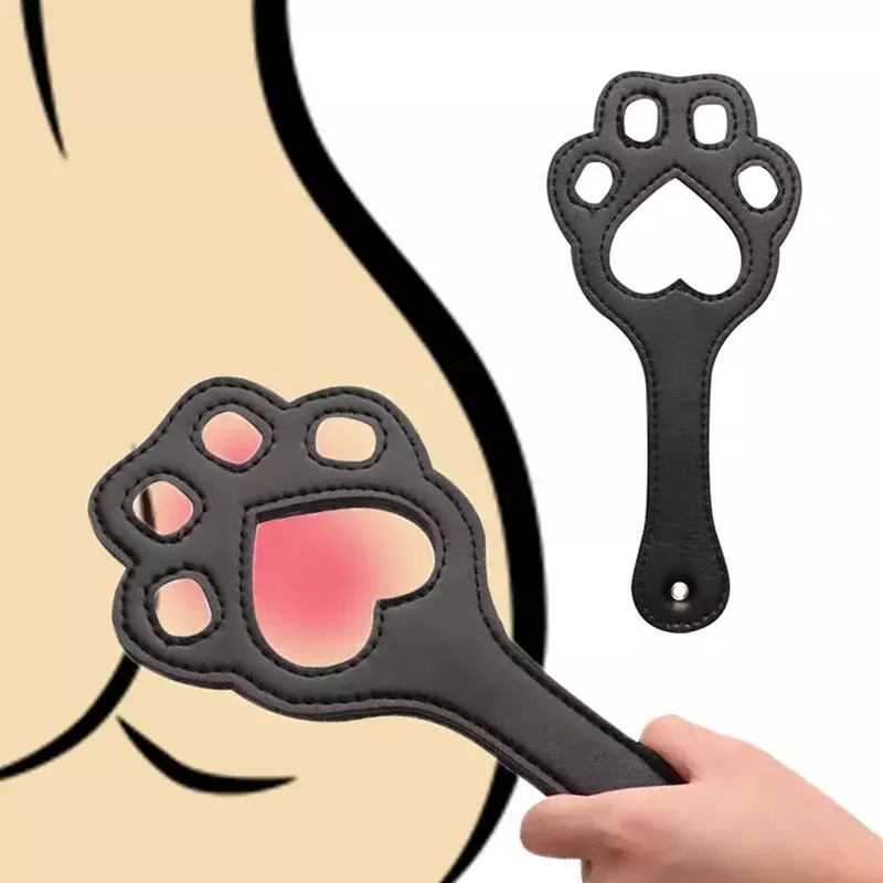 БДСМ Сексуальная Кошка в форме когтя полый кожаный кнут взрослый флирт кляп лопатка для пар секс-игрушка для пар