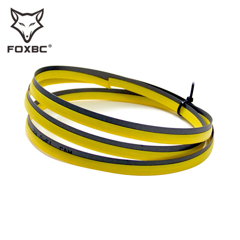 FOXBC-hoja de sierra de banda bimetálica, 1510x13x0,65mm, 14, 24 TPI, M42, para carpintería, corte de metales, 1 unidad