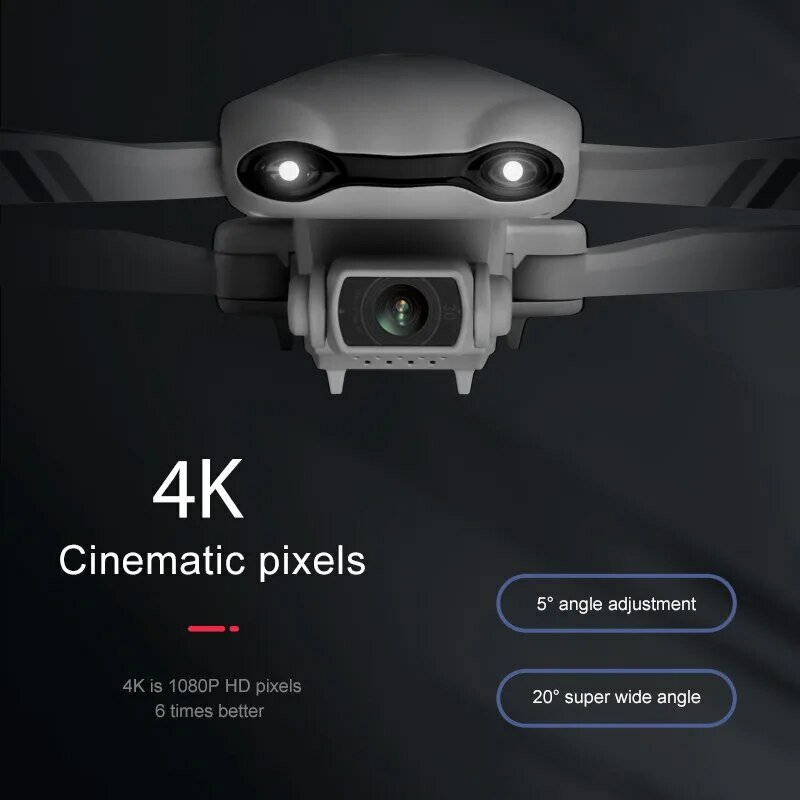 4K HD Dual camera với GPS 5G Wifi góc rộng FPV thời gian thực truyền RC khoảng cách 2km chuyên nghiệp bay không người lái