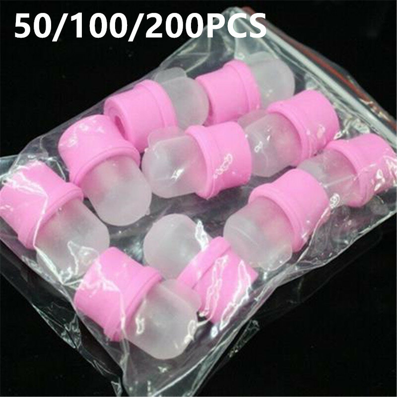 50/100/200PCS Plastic Nail Soak Off Cap Clip UV Gel Nail Polish Remover Wrap For Finger Toes Manicure Tool Wholesale 2#3