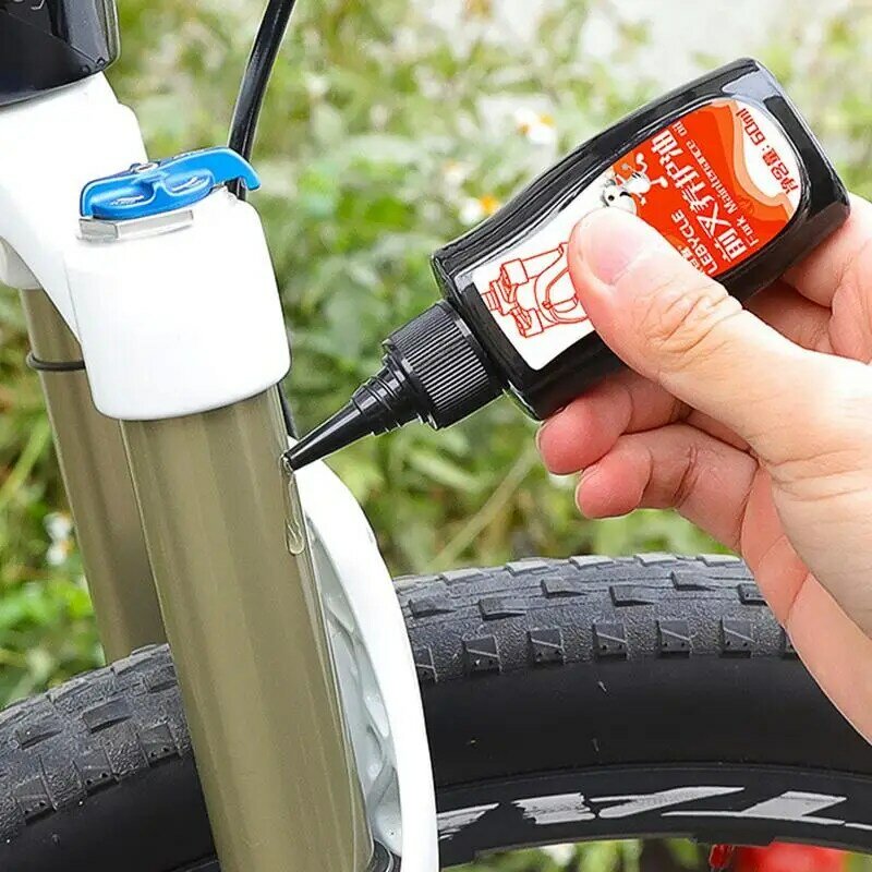 Graisse lubrifiante pour suspension de vélo, huile à haute inertie, lubrification en continu, non volatile, double fuite