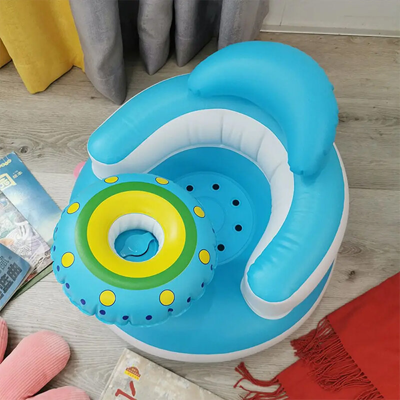 Silla suave inflable para bebé asiento de Puff para niños sofá para baño ducha sillas para niños baño alimentación